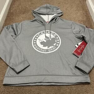 Canada Weather Gear Pullover Hoodie Men’s Size Large New W Tags Gray